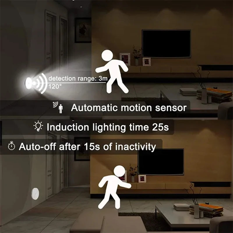 Intelligent induction motion sensor lamp